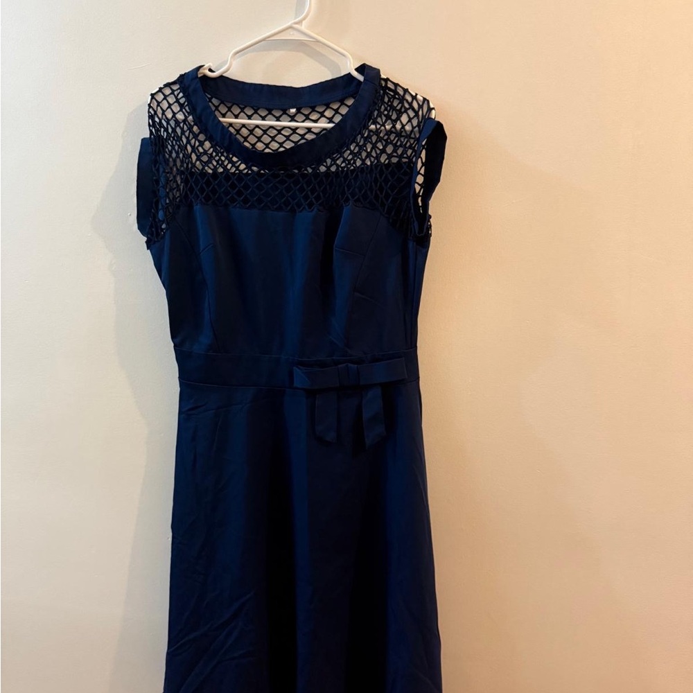 Navy Blue dress large